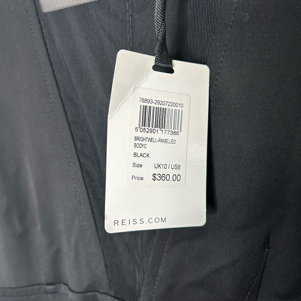 REISS Brightwell Sheer Paneled Dress NWT - Picture 5 of 6